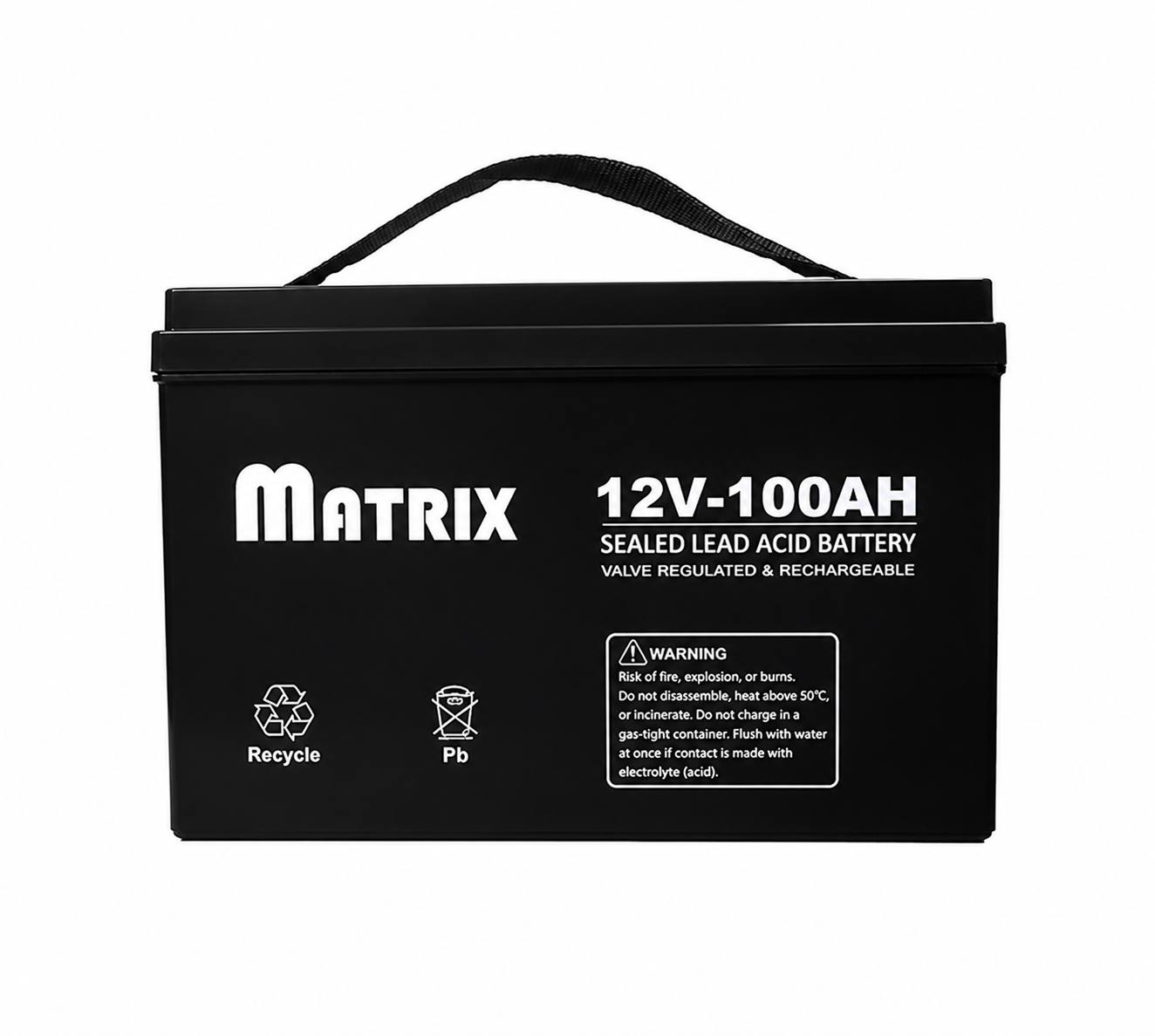 باتری یو پی اس 12 ولت 100آمپر ساعت برند MATRIX - ماتریکس
