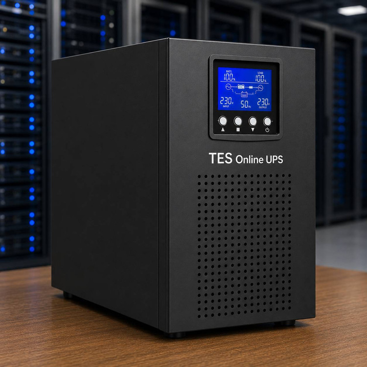 دستگاه یو پی اس آنلاین 10کاوا تکفاز Tower External برند TES - تی ای اس